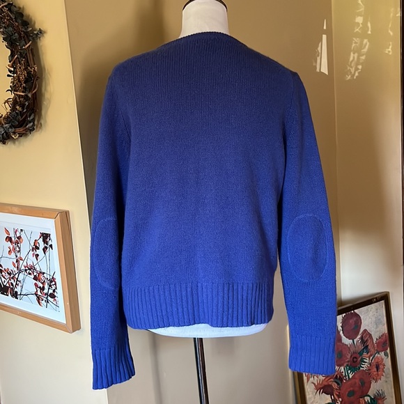 LORD & TAYLOR Size Large Dual Zip 
Super Wool Cashmere Exposed Zip Cardigan Luxe - Picture 8 of 16